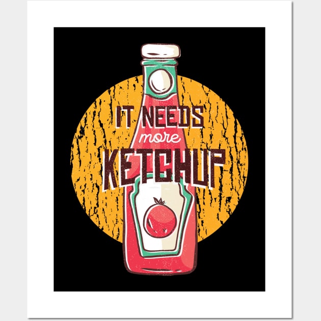 Ketchup Bottle Wall Art by EarlAdrian
